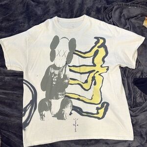 Travis Scott Cactus Jack + Kaws For Fragment Tee